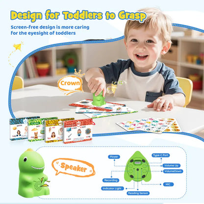 Fidova Talking Dinosaur Flash Cards