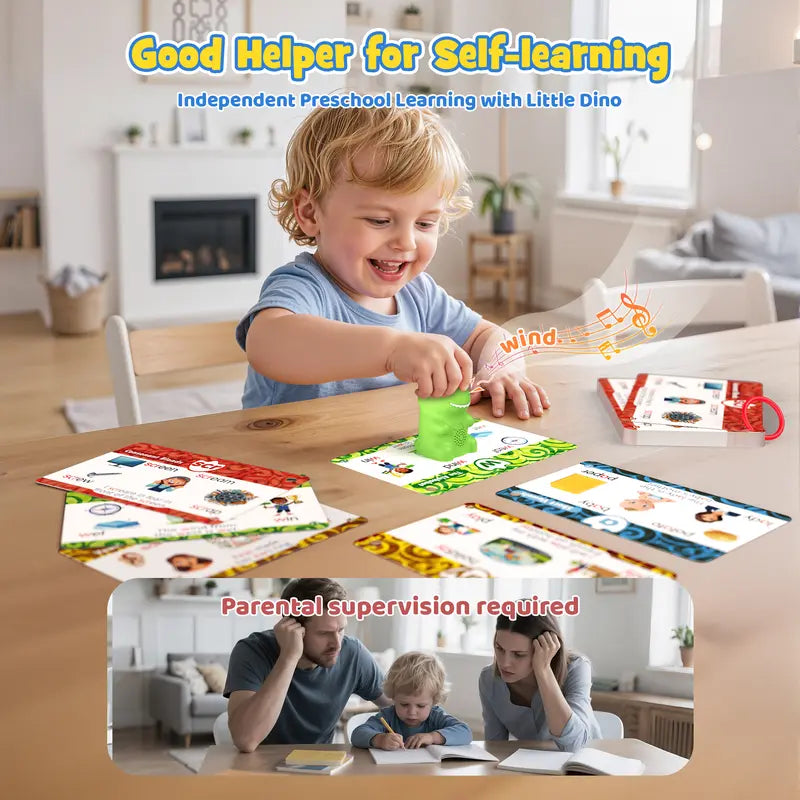 Fidova Talking Dinosaur Flash Cards