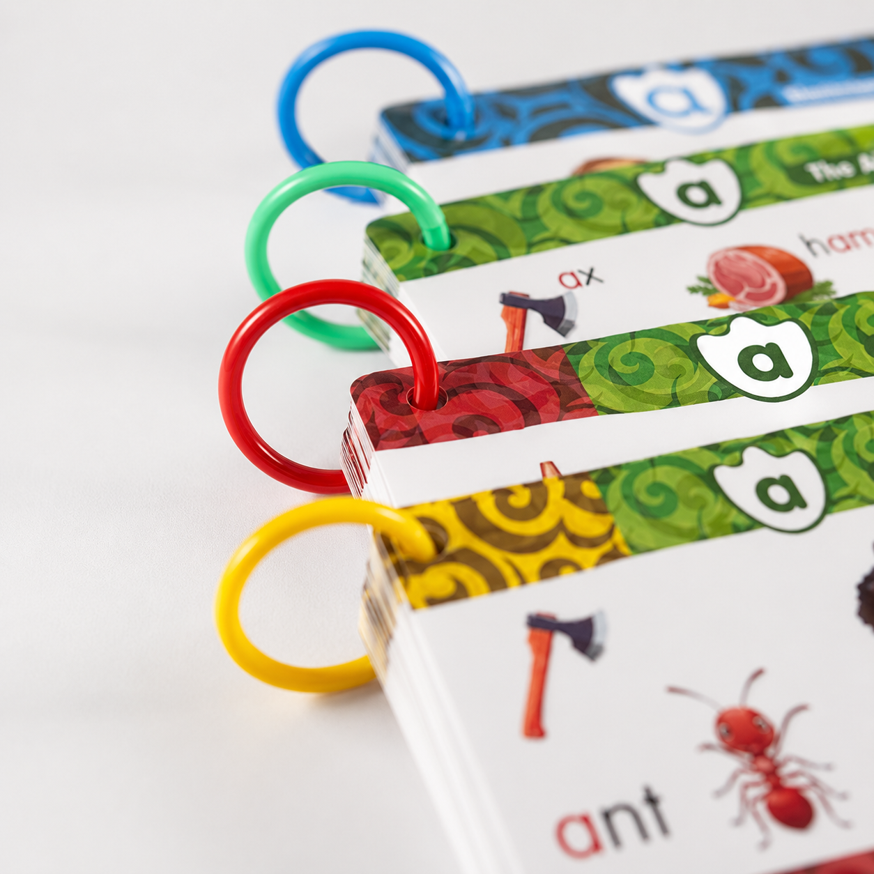Colour-Coded Rings